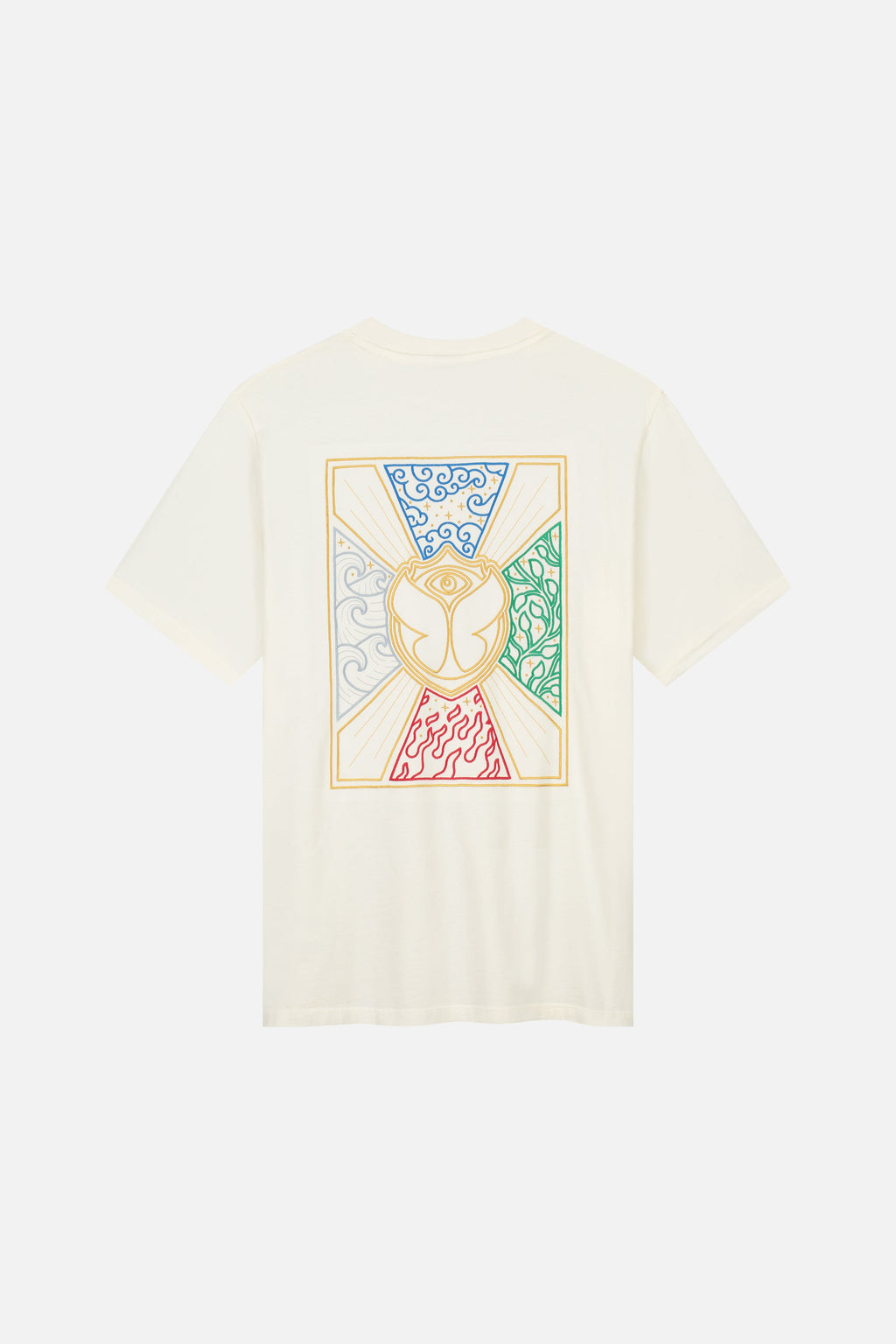 UNITY FLAG COLOR BACK TSHIRT MEN WHITE