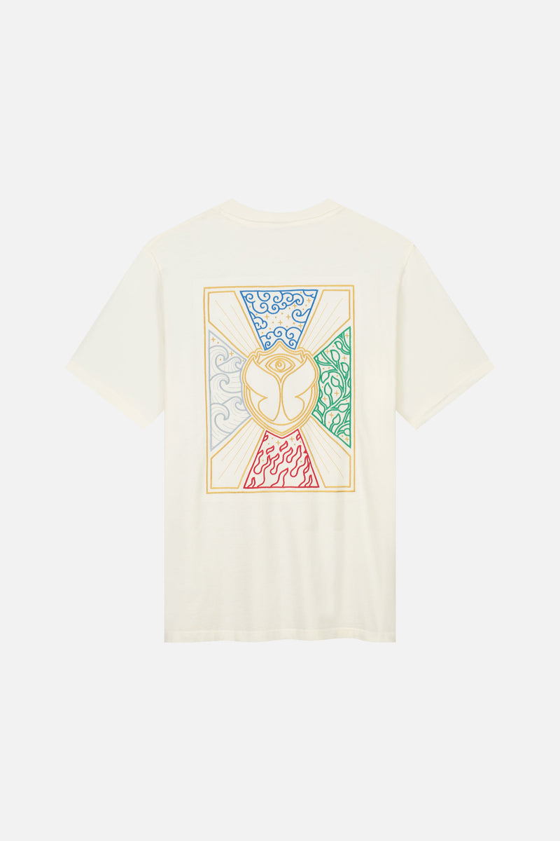 UNITY FLAG COLOR BACK TSHIRT MEN WHITE