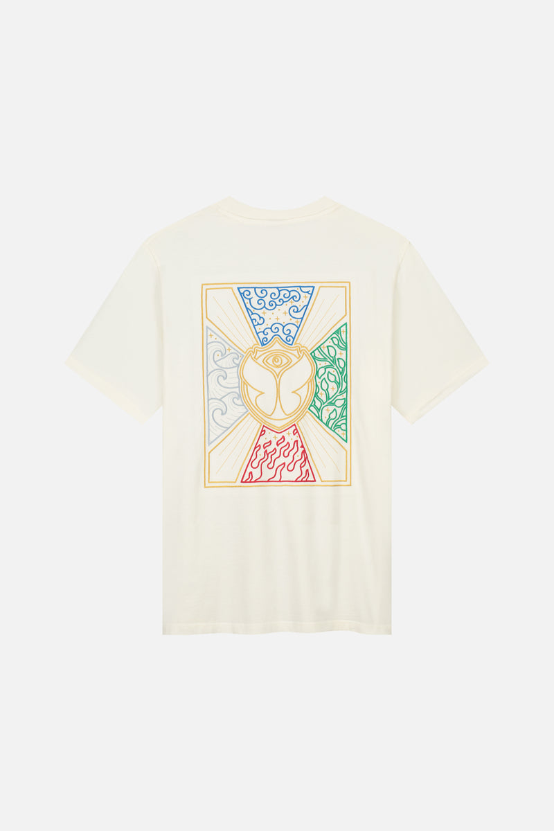 UNITY FLAG COLOR BACK TSHIRT MEN WHITE