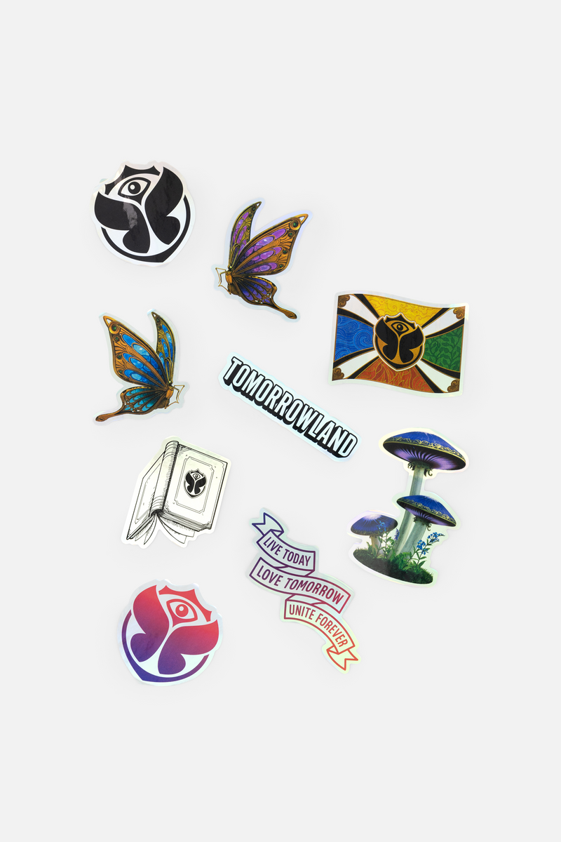 VINTAGE 2012 STICKERS (9PCS)
