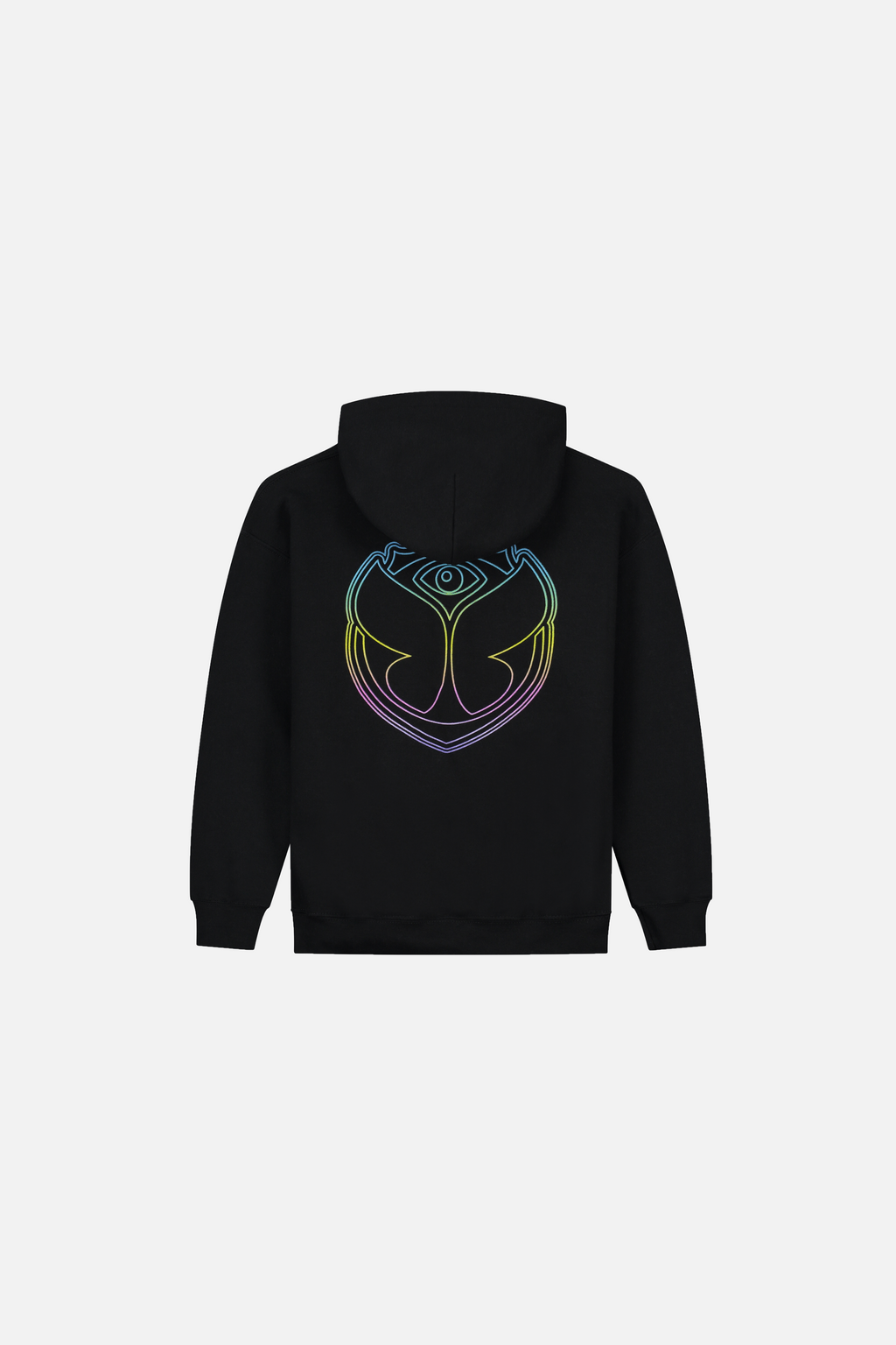 FUSION BACK HOODIE KIDS BLACK