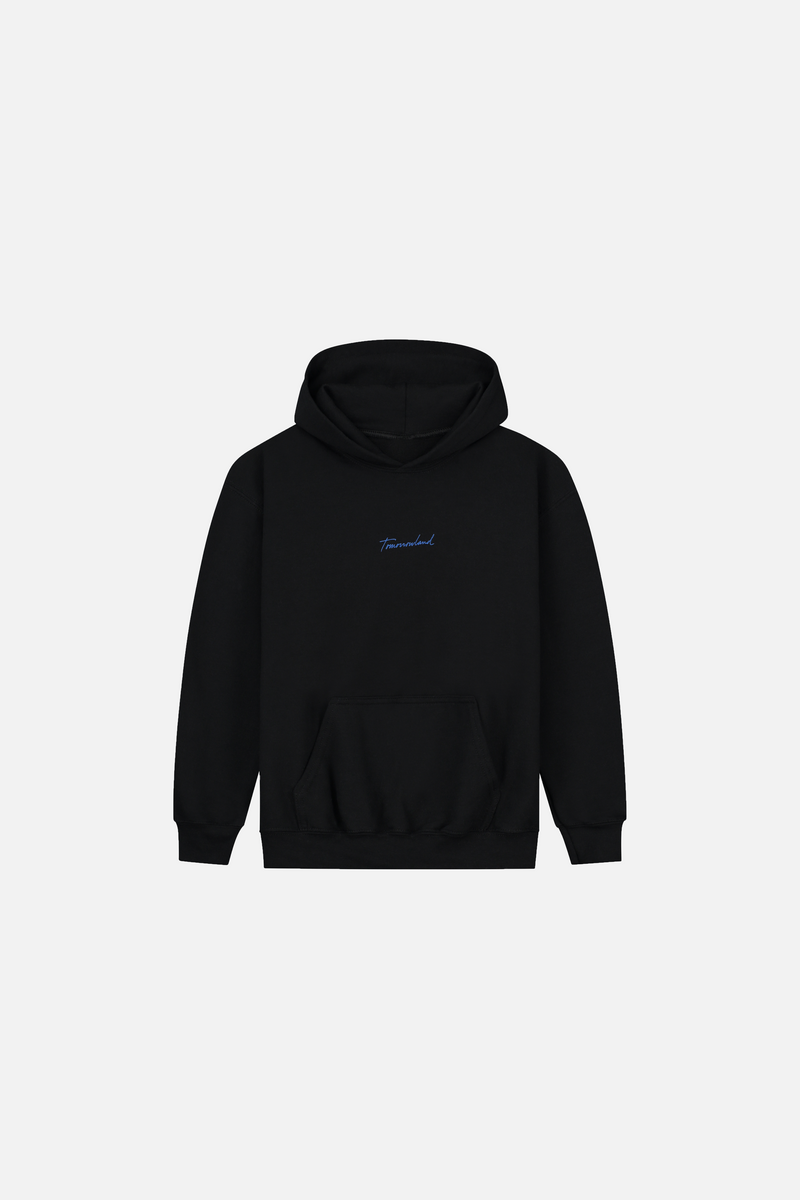 FUSION BACK HOODIE KIDS BLACK