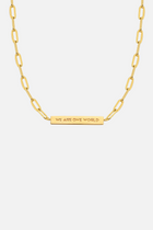 WE ARE ONE NECKLACE WOMEN GOLD