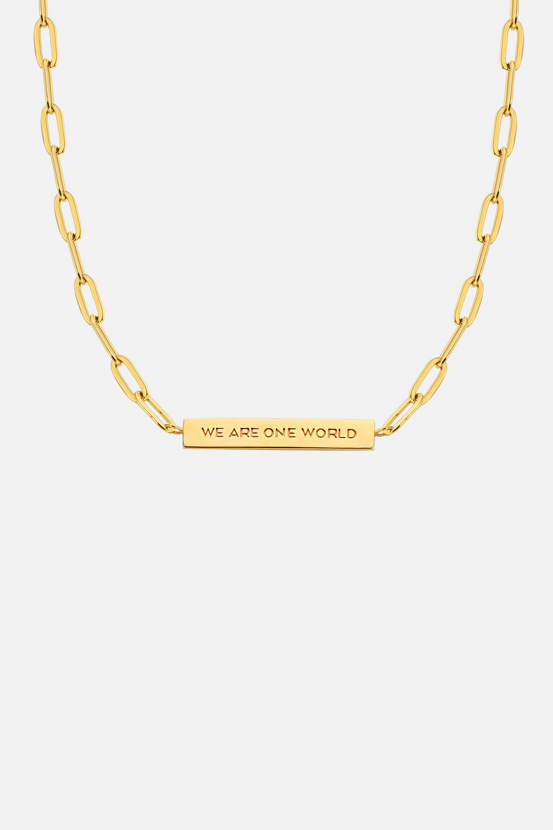 WE ARE ONE NECKLACE WOMEN GOLD