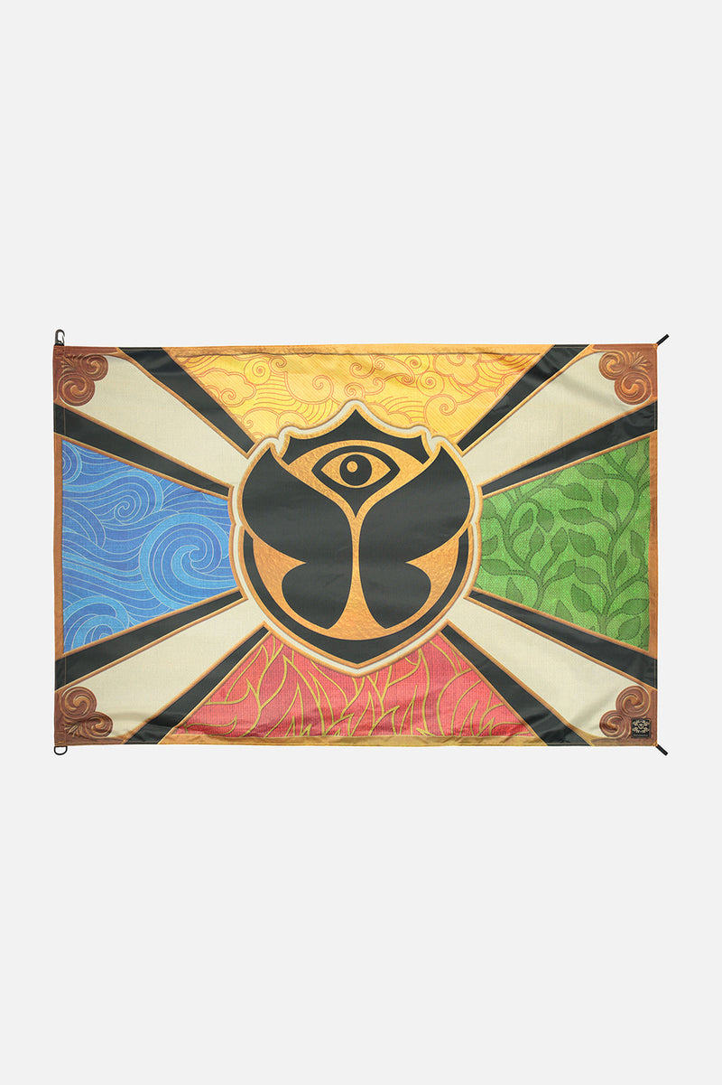 RECYCLED OFFICIAL TOMORROWLAND FLAG 150X100 CM