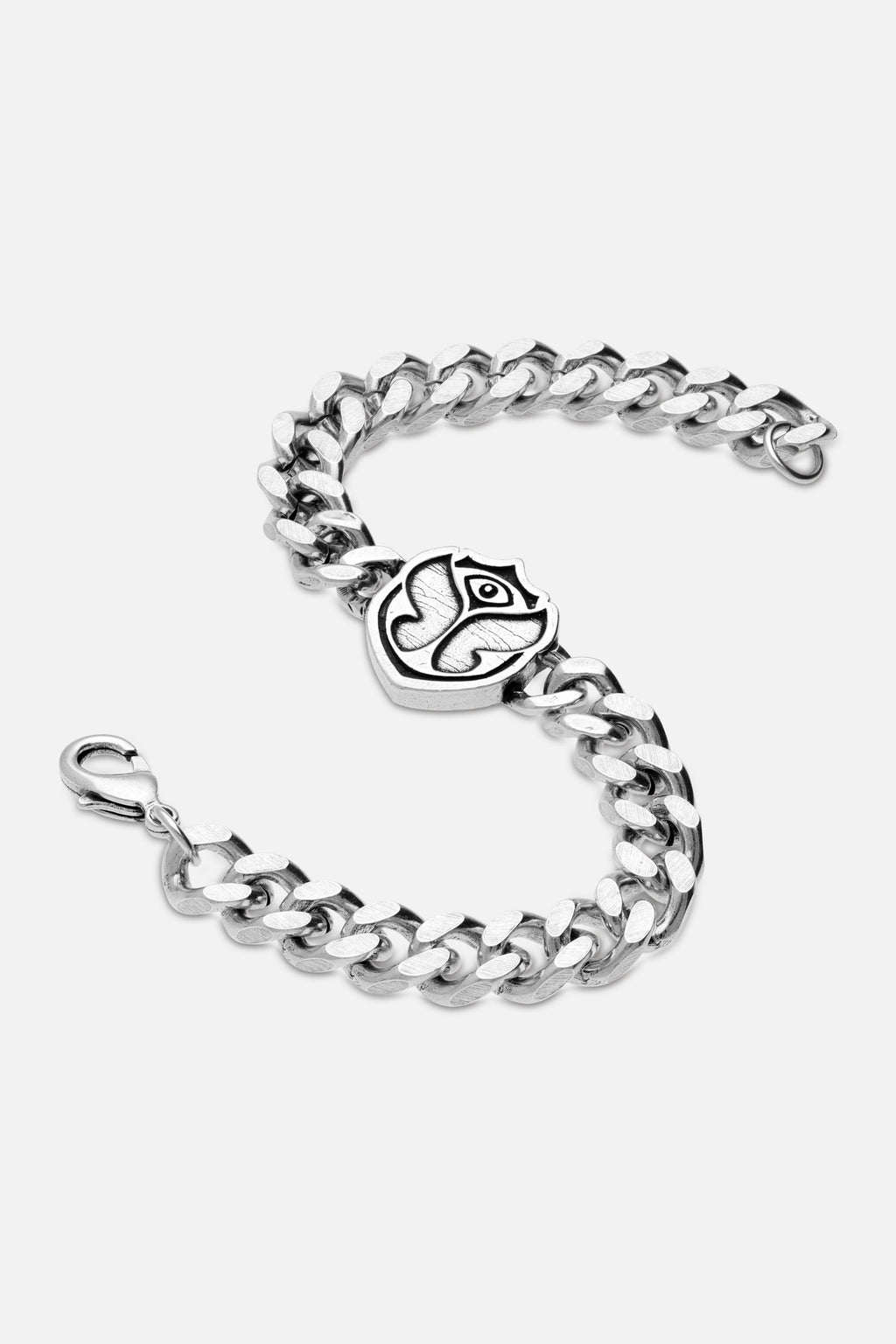 ICON CHAIN BRACELET VINTAGE SILVER