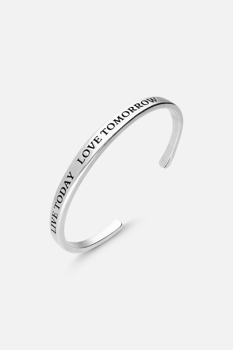 UNITE FOREVER OPEN BRACELET VINTAGE SILVER