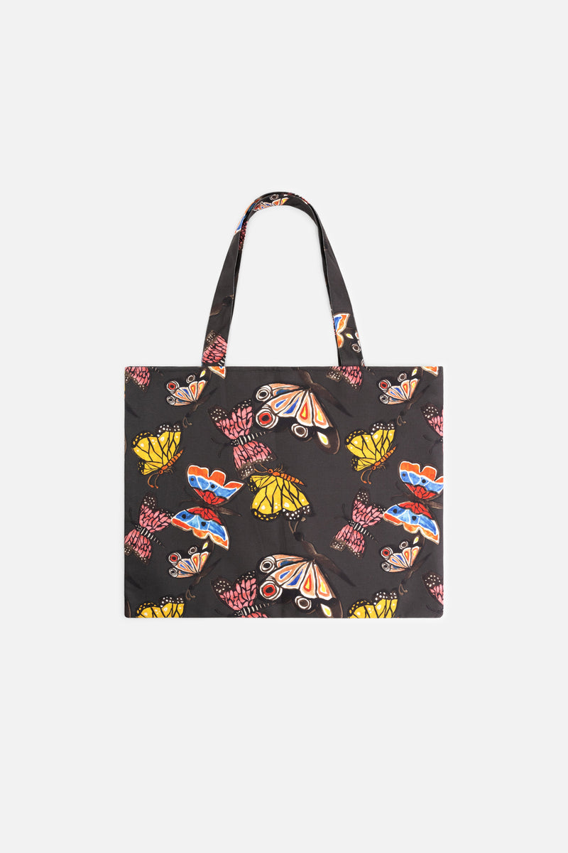 FOUNDATION ALLOVER TOTEBAG BLACK