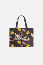 FOUNDATION ALLOVER TOTEBAG BLACK