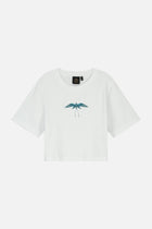 ADSCENDO FRONT TSHIRT WOMEN WHITE