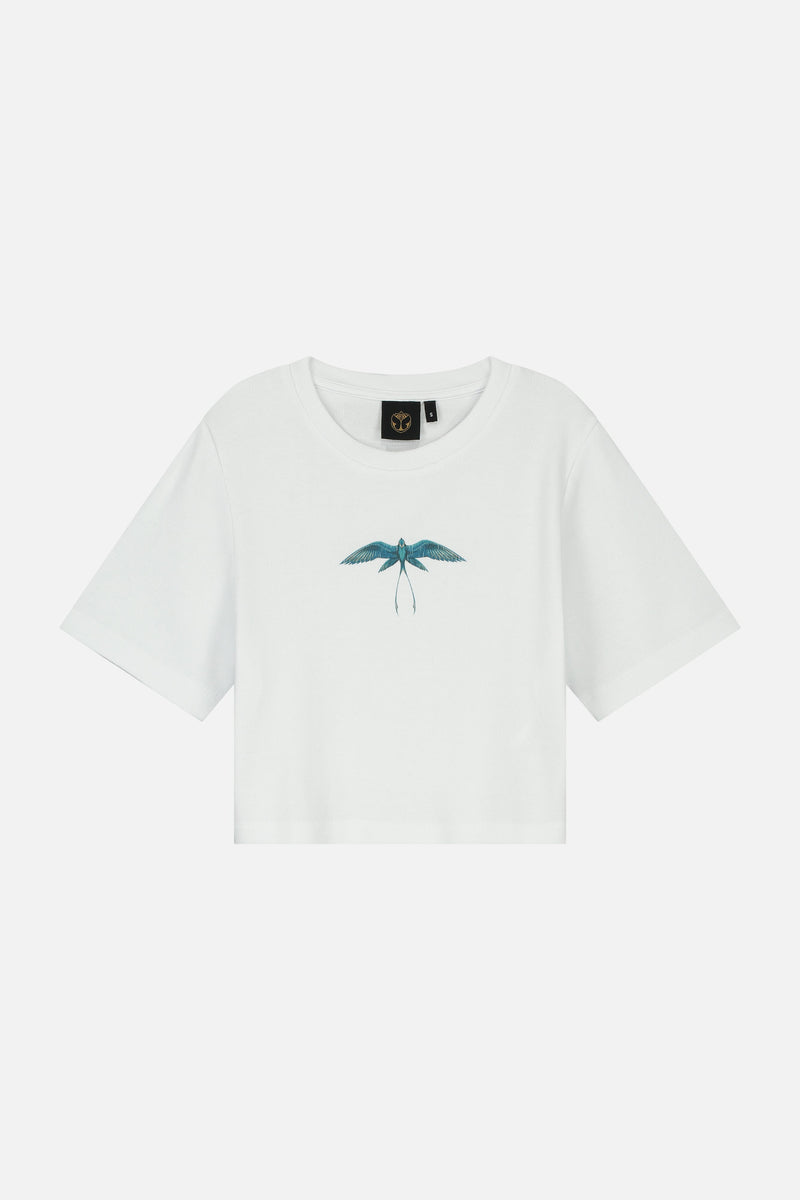 ADSCENDO FRONT TSHIRT WOMEN WHITE