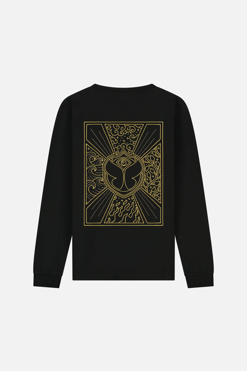 UNITY FLAG BACK LONGSLEEVE MEN BLACK