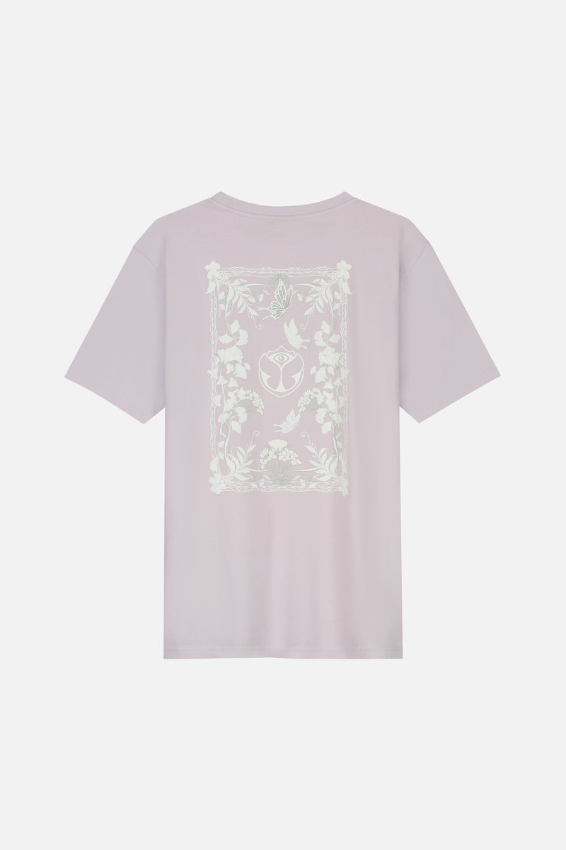 BOTANIC BACK TSHIRT MEN LIGHT PURPLE