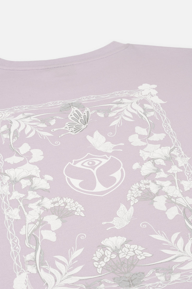 BOTANIC BACK TSHIRT MEN LIGHT PURPLE