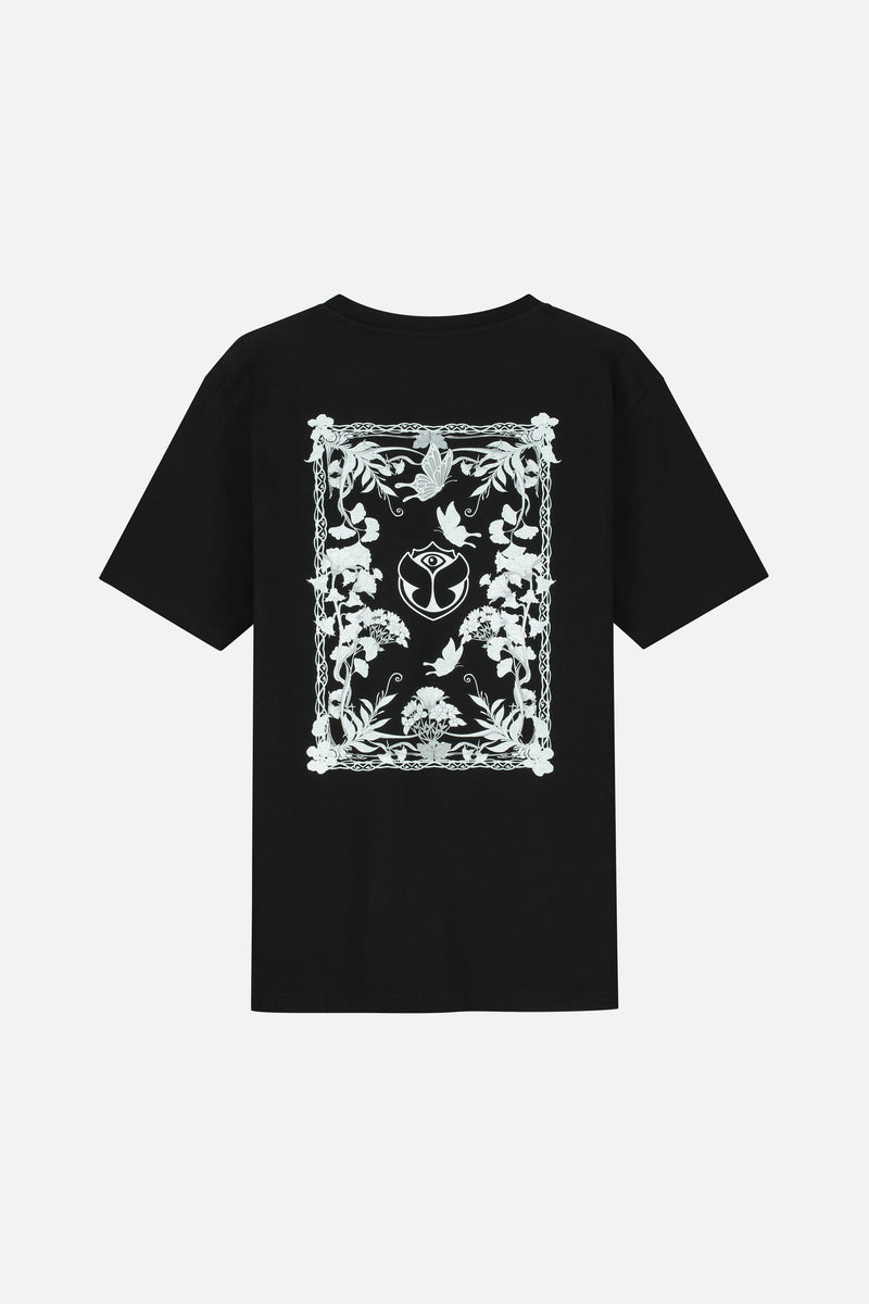 BOTANIC WHITE BACK TSHIRT MEN BLACK
