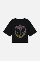 FUSION RAINBOW TSHIRT WOMEN BLACK