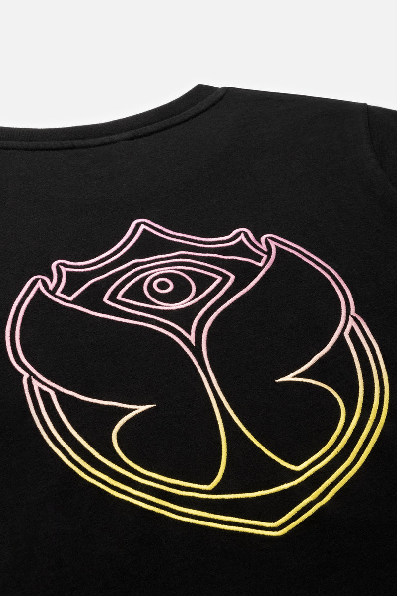 FUSION RAINBOW TSHIRT WOMEN BLACK