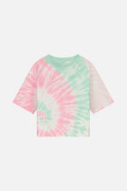 FUSION TIE DYE BACK TSHIRT WOMEN PINK