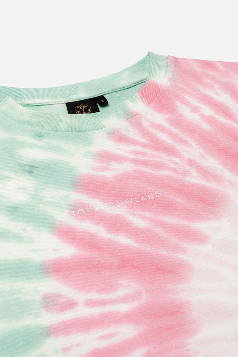 FUSION TIE DYE BACK TSHIRT WOMEN PINK