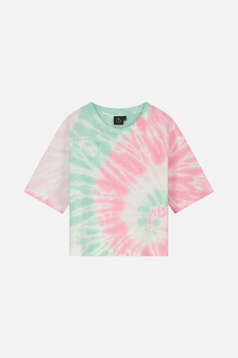 FUSION TIE DYE BACK TSHIRT WOMEN PINK
