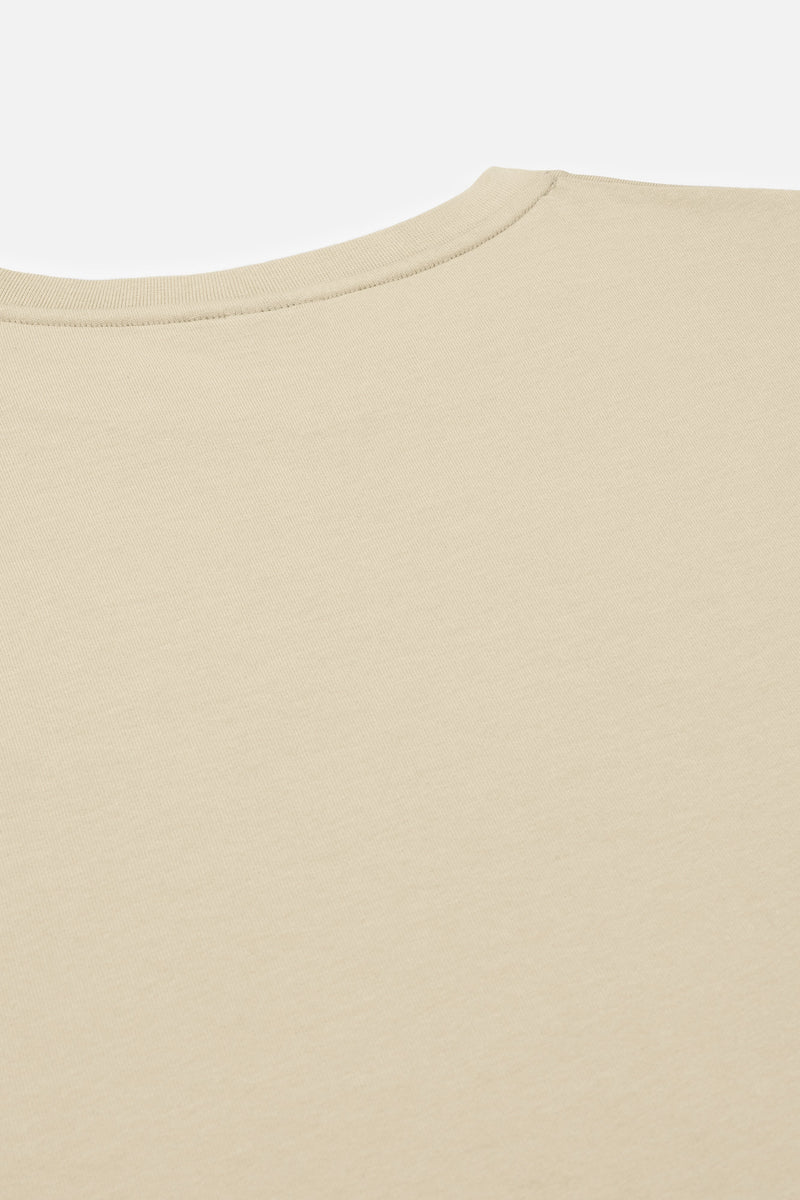 GRAPHICON FRONT TSHIRT MEN WASHED SAND