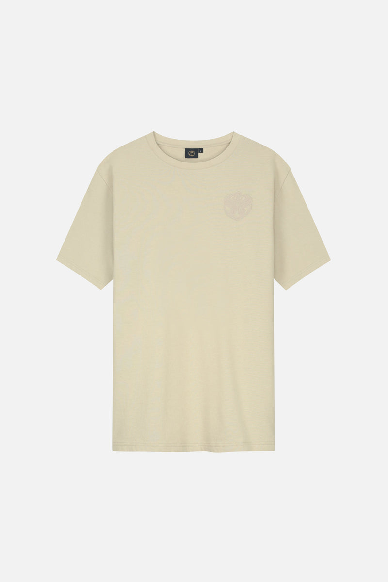 GRAPHICON FRONT TSHIRT MEN WASHED SAND