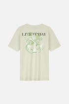 ICON BLOSSOM BACK TSHIRT MEN WASHED WHITE