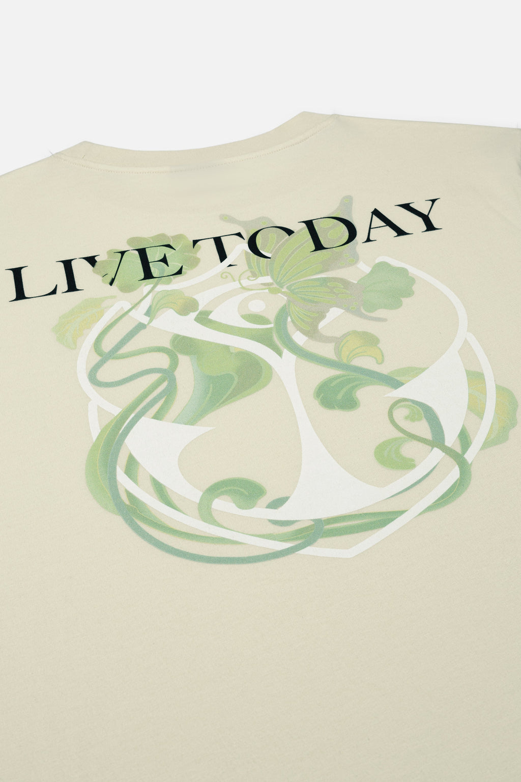 ICON BLOSSOM BACK TSHIRT MEN WASHED WHITE