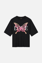 LIBRARY LOVE BACK TSHIRT WOMEN BLACK