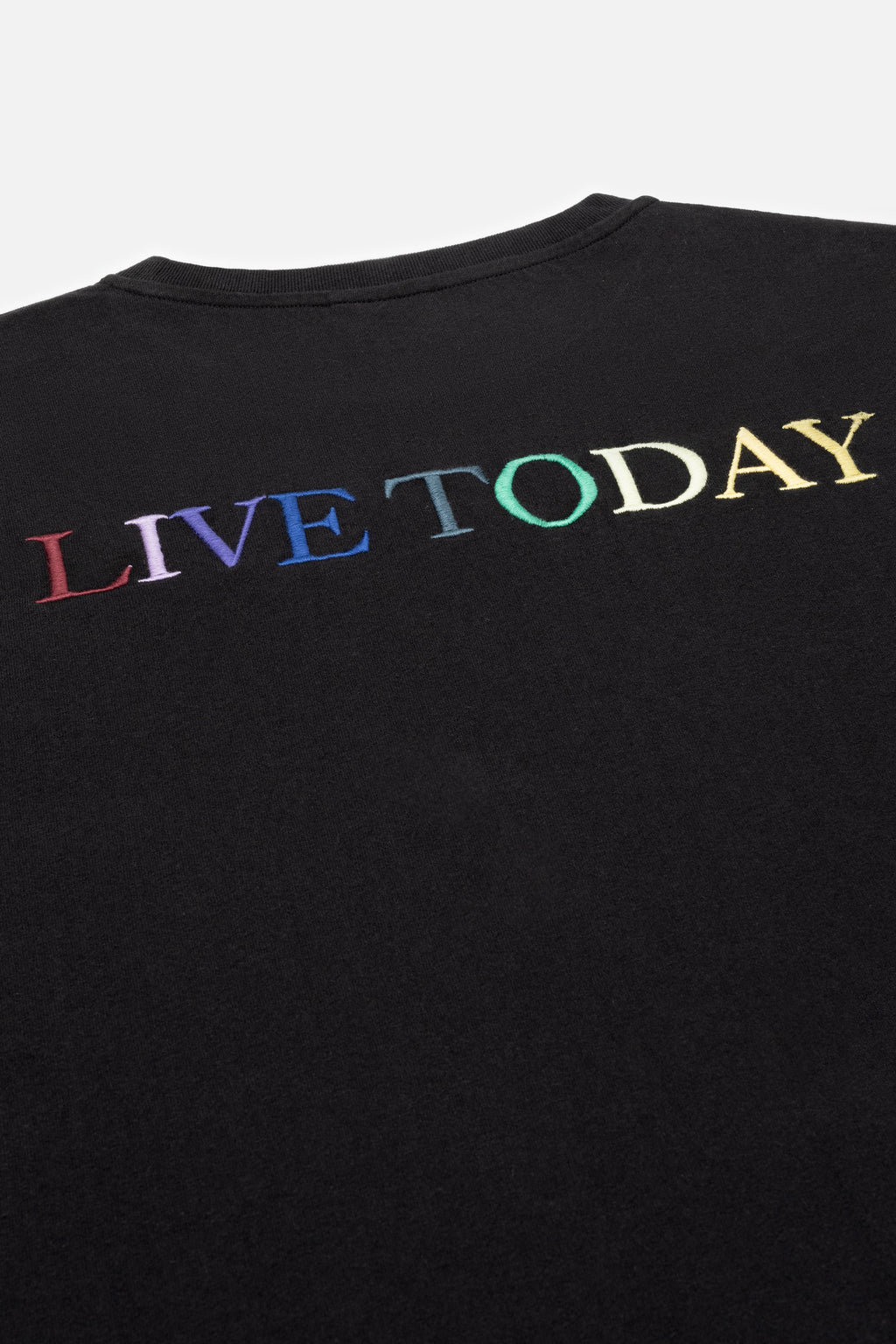 LIVE TODAY COLOR BACK TSHIRT MEN BLACK