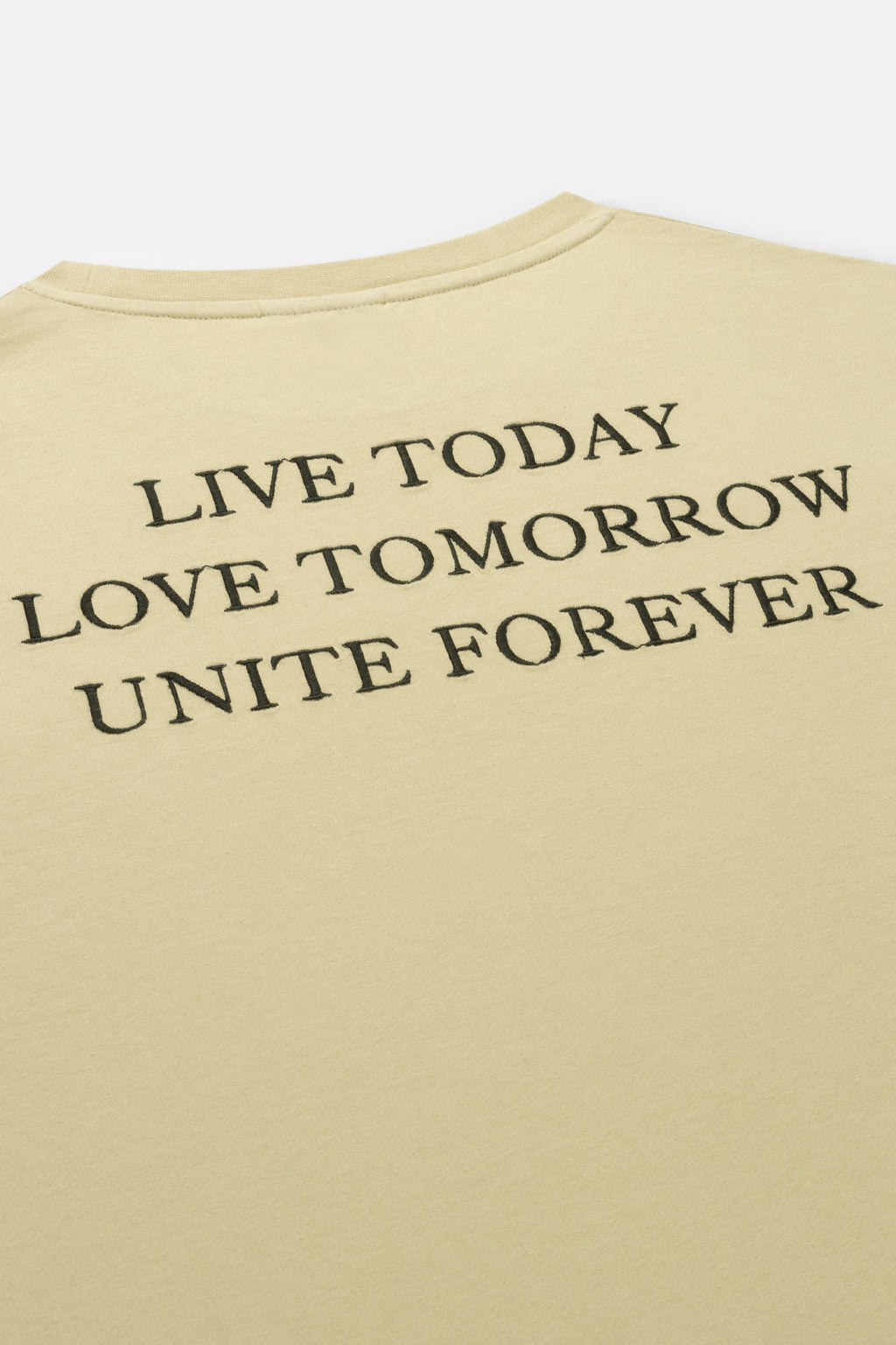 SLOGAN BACK TSHIRT WOMEN SAND
