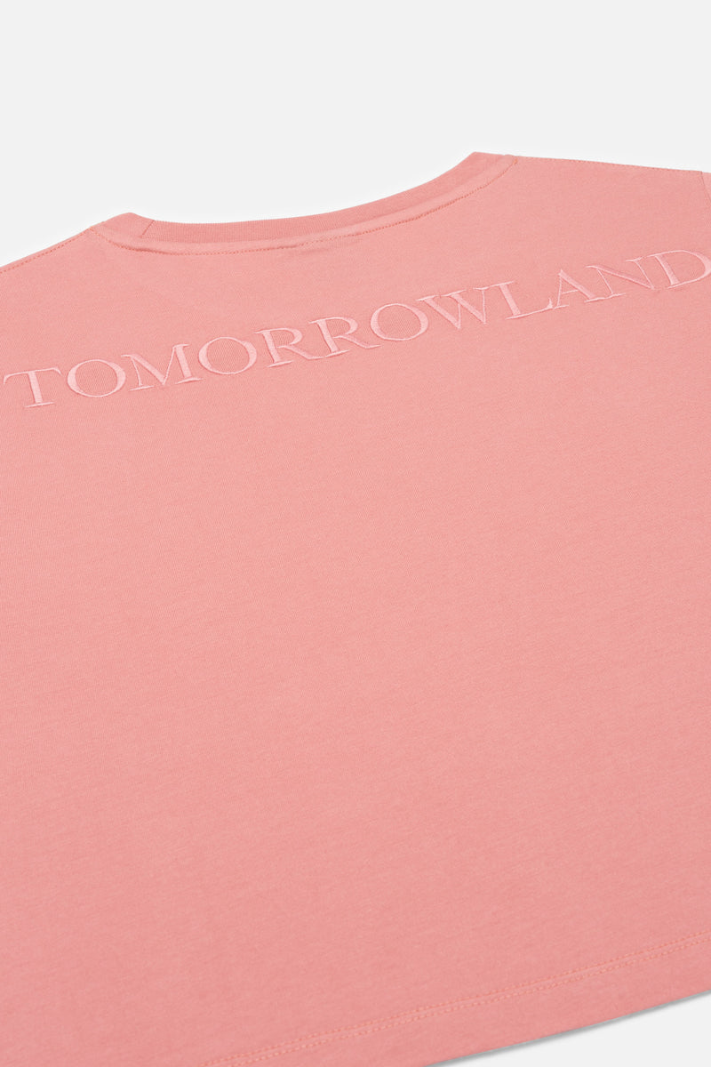 TOMORROWLAND BACK TSHIRT WOMEN WASHED PINK