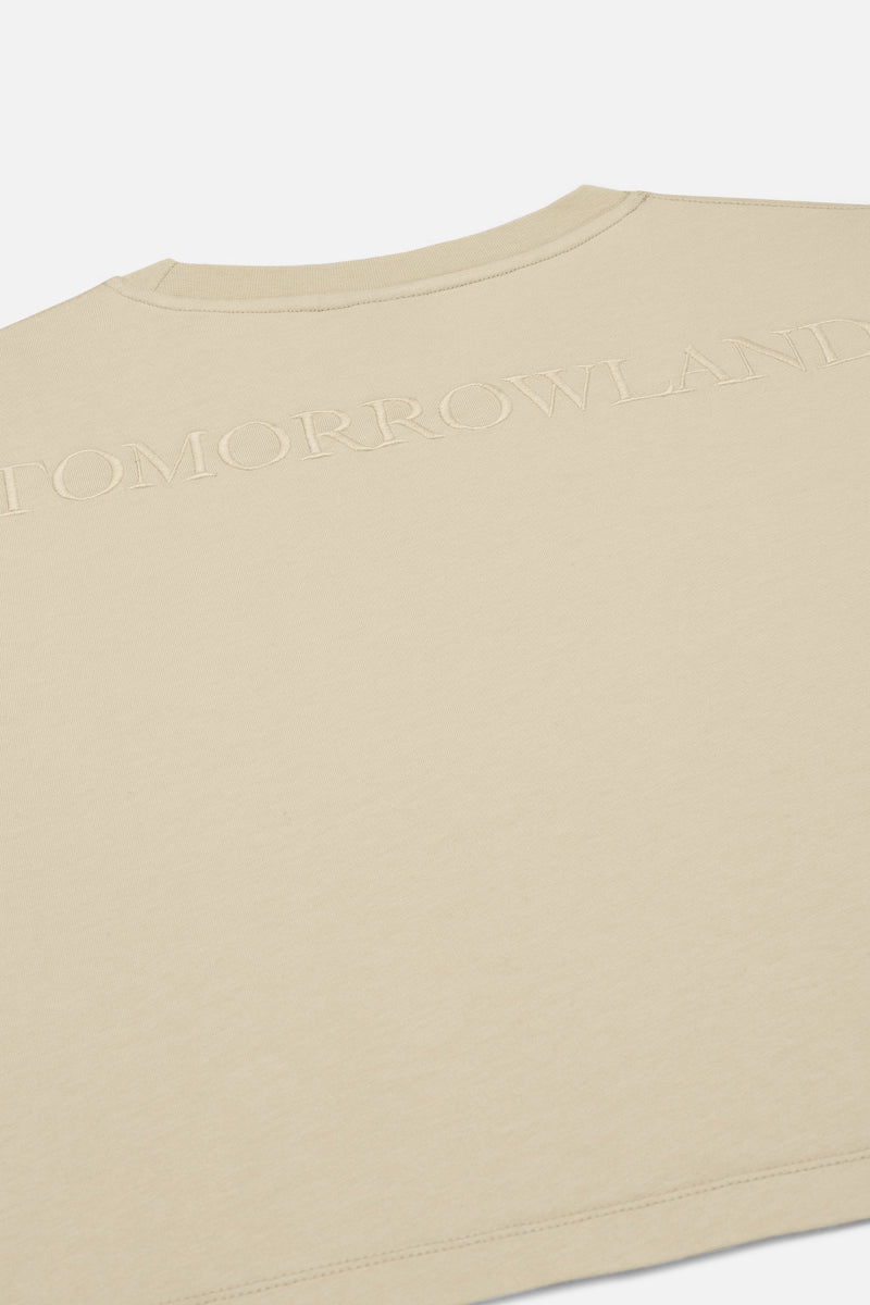 TOMORROWLAND BACK TSHIRT WOMEN WASHED SAND