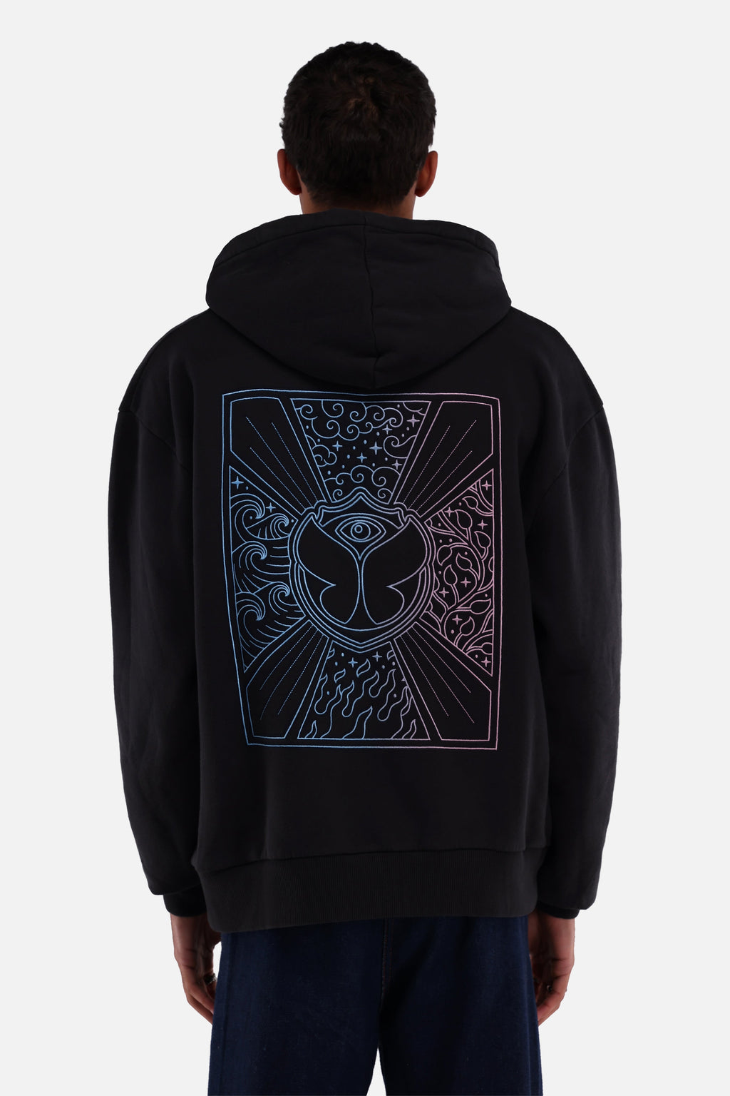 UNITY FLAG GRADIENT HOODIE MENBLACK
