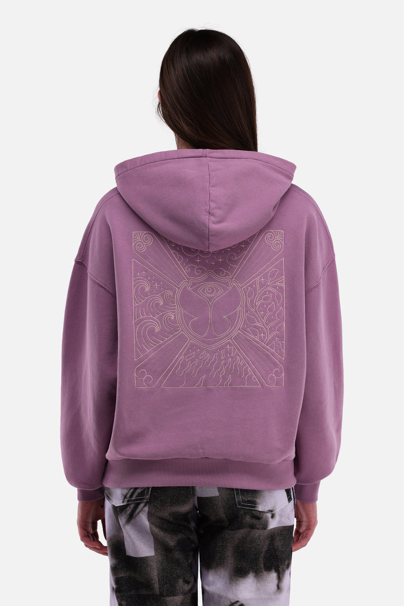 UNITY FLAG HOODIE WOMEN PINK