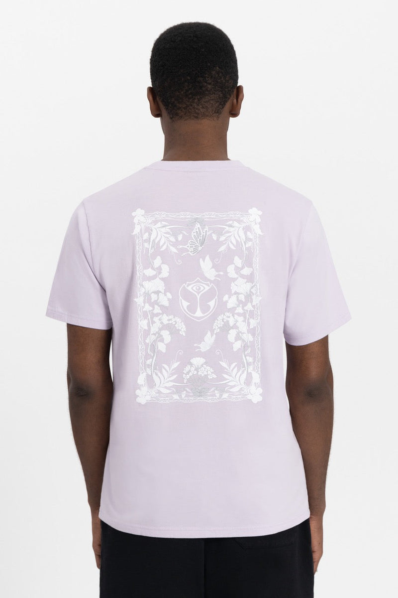 BOTANIC BACK TSHIRT MEN LIGHT PURPLE