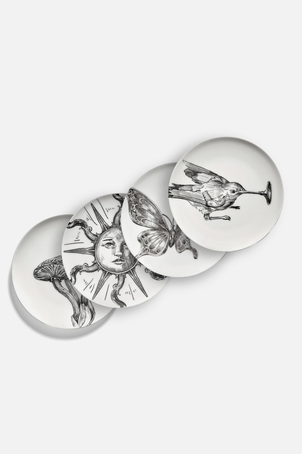 BREAD PLATE SET UNITY SET/4