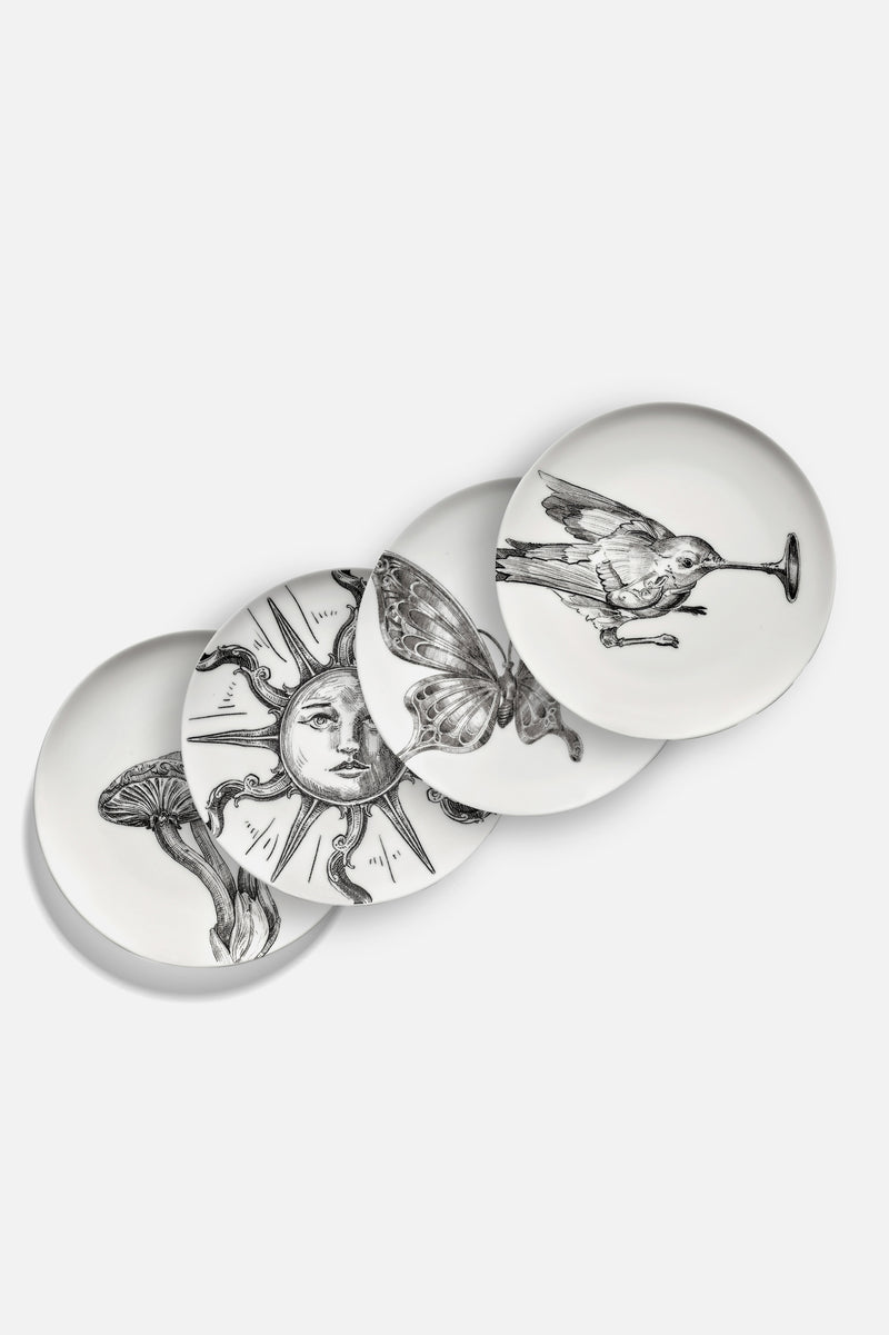 BREAD PLATE SET UNITY SET/4