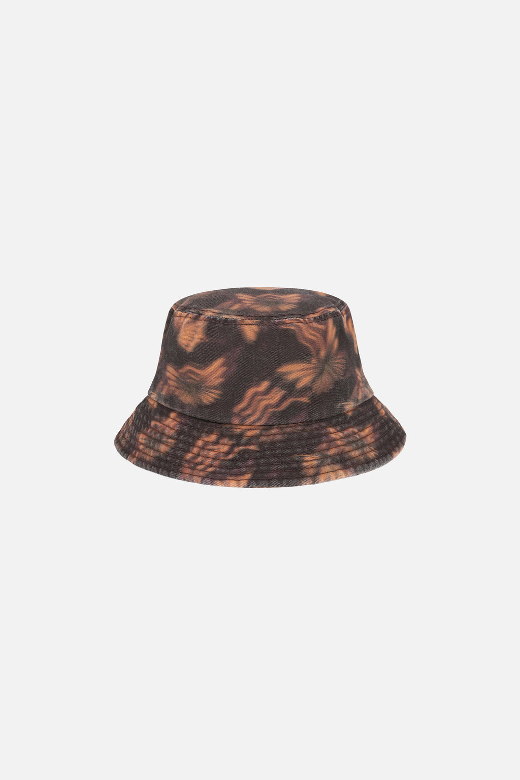 BUTTERFLY AOP ICON BUCKET HAT BROWN