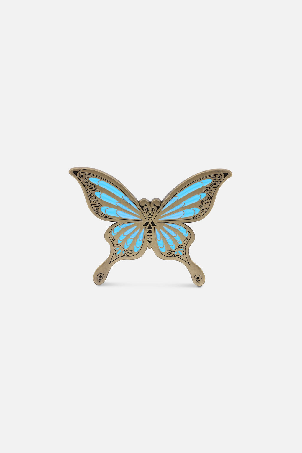 LIBRARY BUTTERFLY MAGNET GOLD