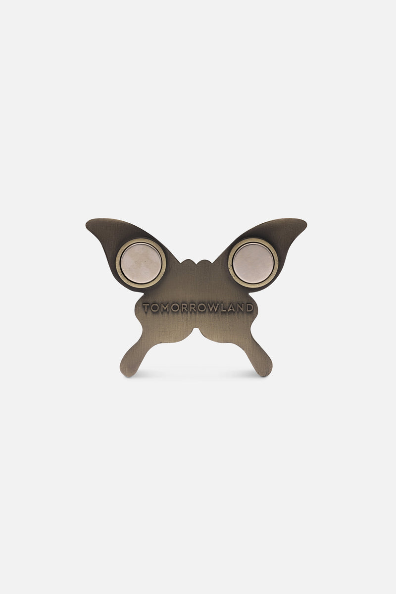 LIBRARY BUTTERFLY MAGNET GOLD