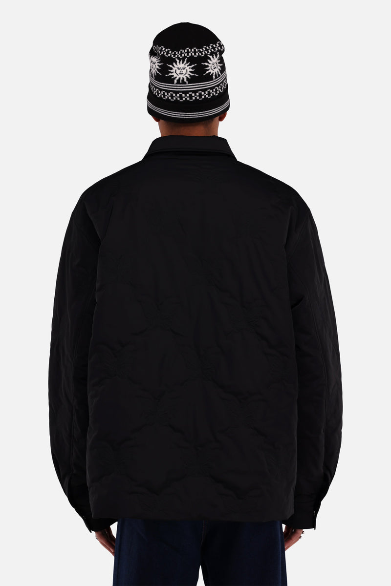 BUTTERFLY PADDED JACKET MEN BLACK