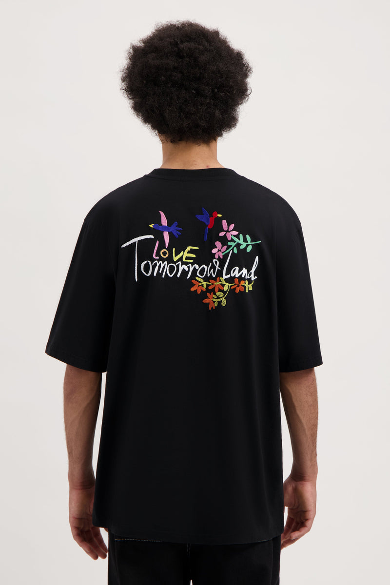FOUNDATION BACK TSHIRT MEN BLACK