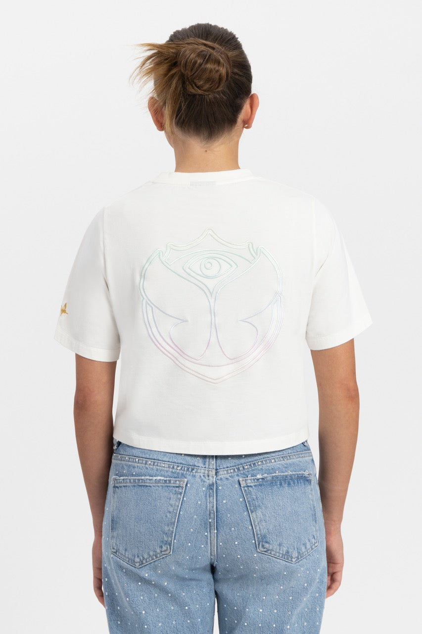 FUSION UNICORN BACK TSHIRT WOMEN OFF WHITE