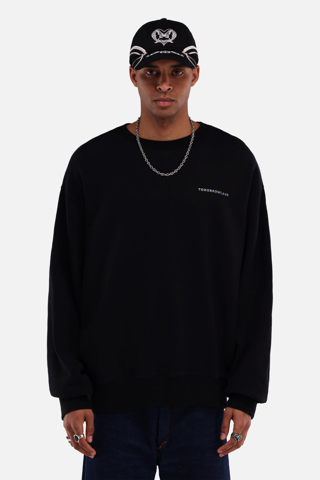 FUSION PASTEL BACK SWEATSHIRT MEN BLACK