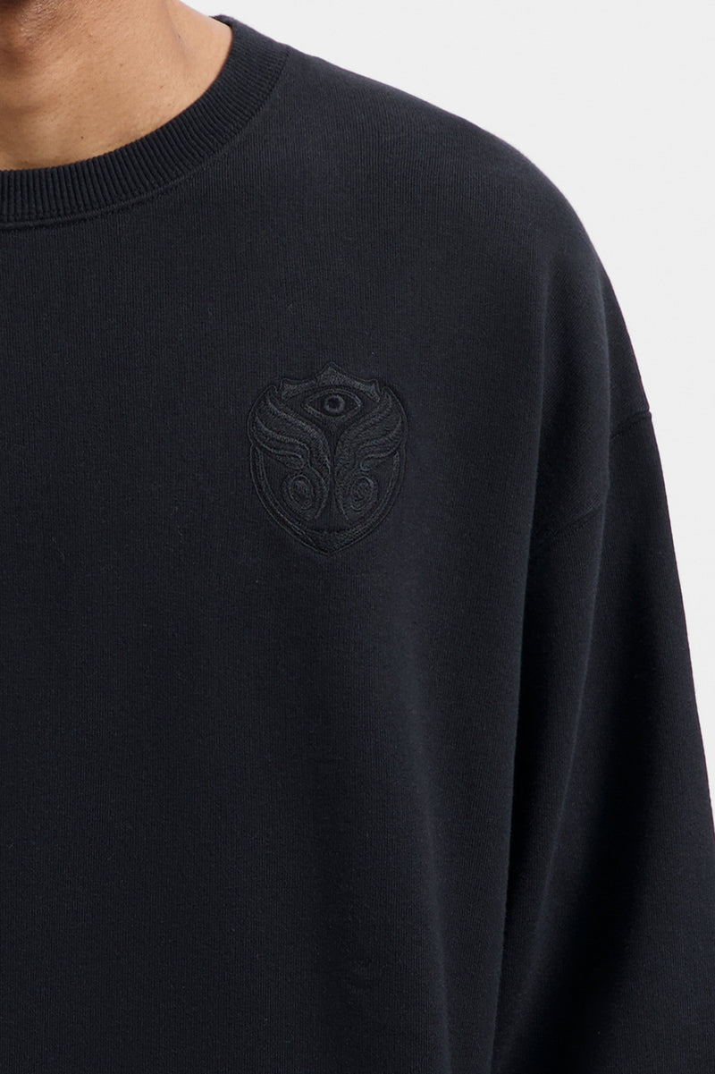 GRAPHICON FRONT SWEATSHIRT MEN BLACK
