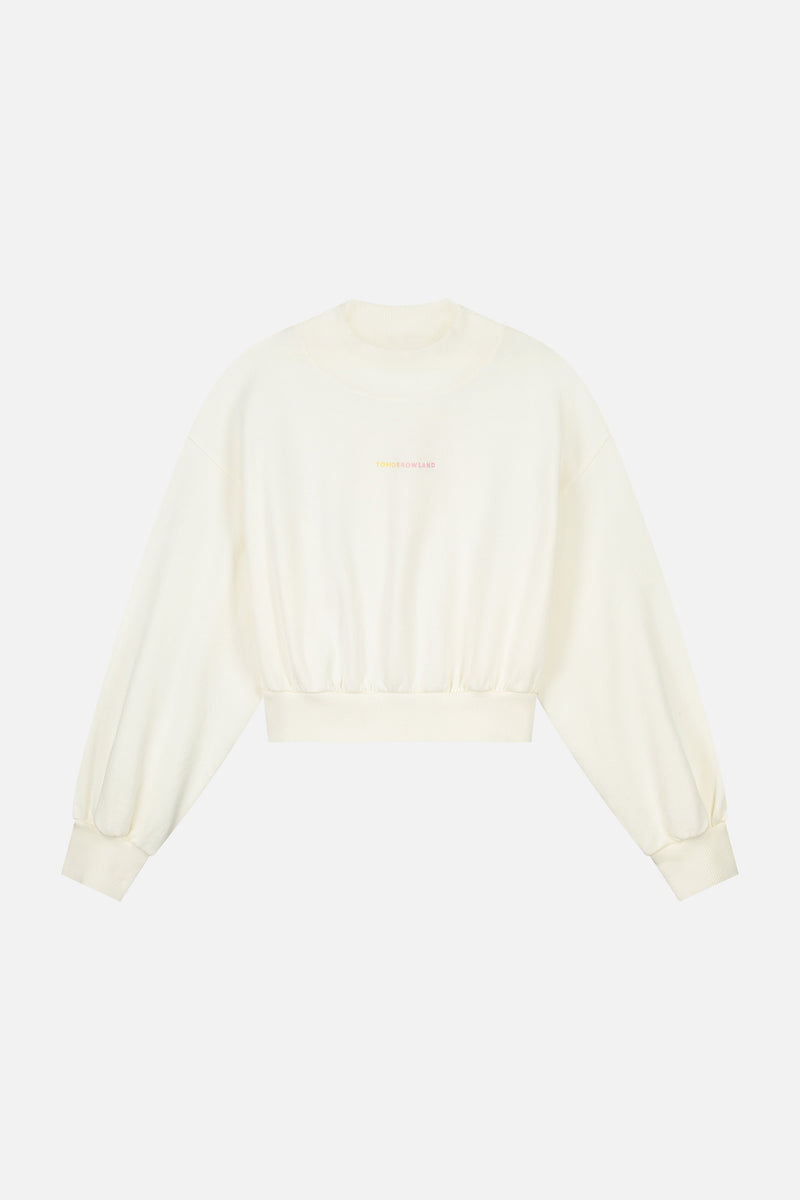 FUSION RAINBOW SWEATSHIRT WOMEN WHITE