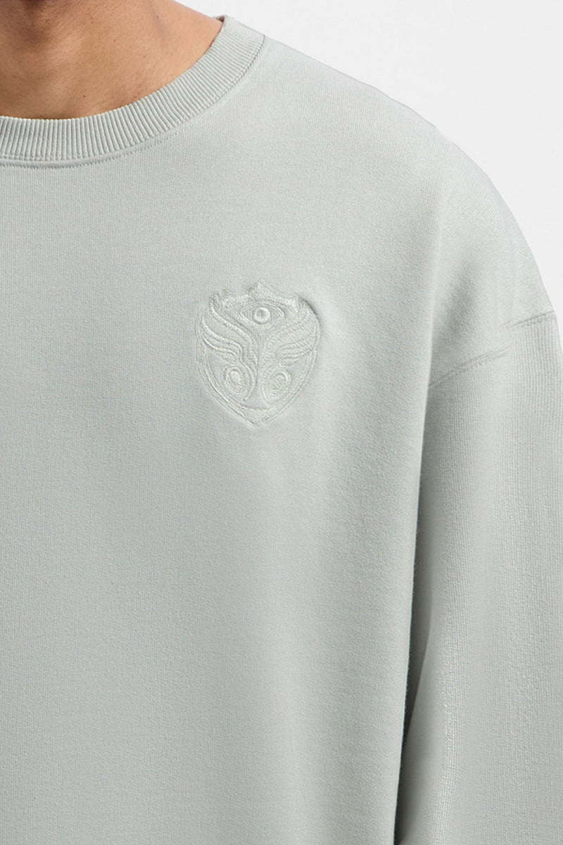 GRAPHICON FRONT SWEATSHIRT MEN LIGHT BLUE