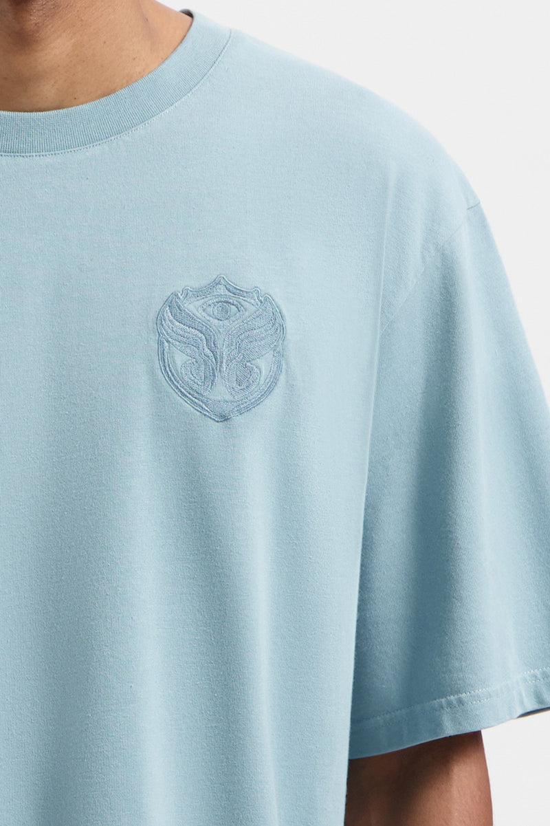 GRAPHICON FRONT TSHIRT MEN LIGHT BLUE