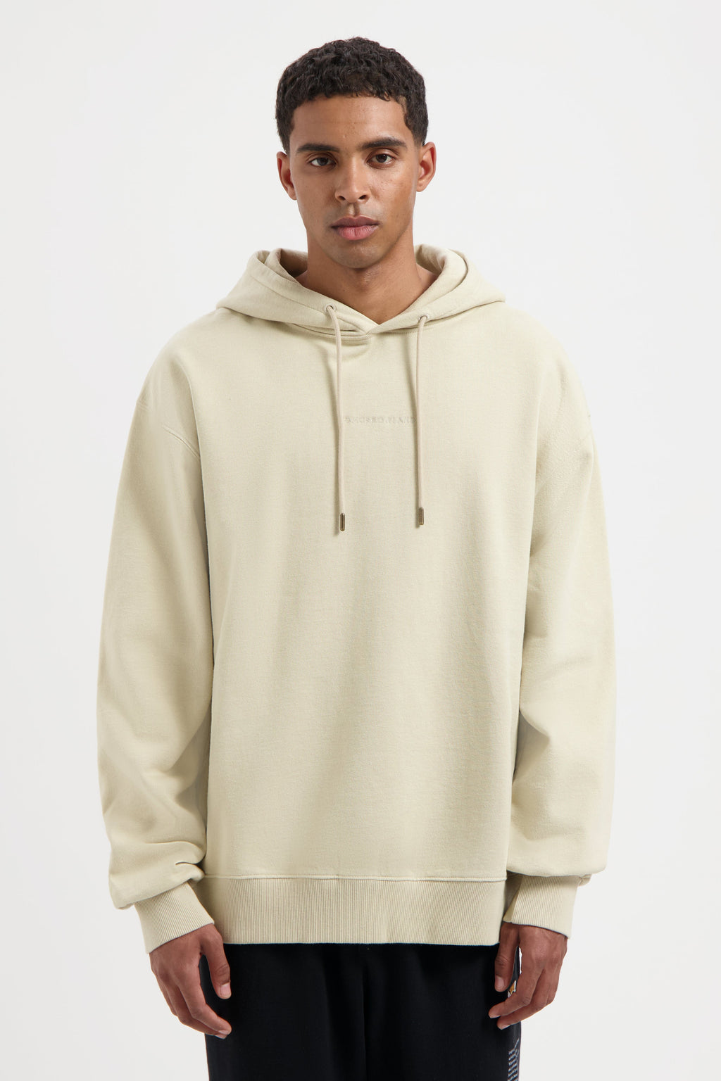 GRAPHICON BACK HOODIE WASHED SAND